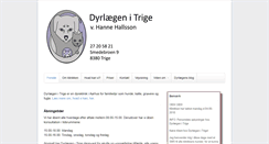 Desktop Screenshot of dyrlaegenitrige.dk