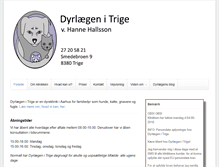 Tablet Screenshot of dyrlaegenitrige.dk